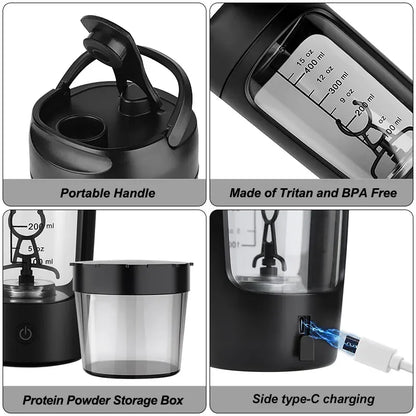 PortaBlend - Electric Protein Shaker Bottlw