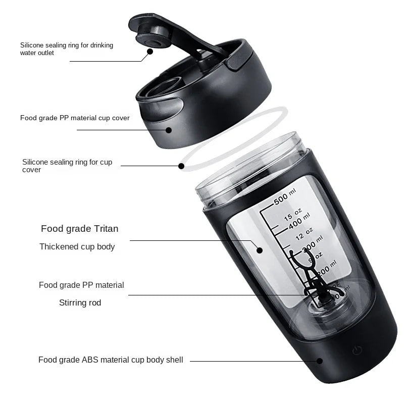 PortaBlend - Electric Protein Shaker Bottlw